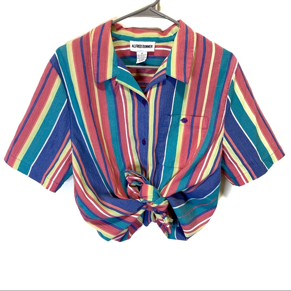 Vintage Striped Button Down Size 16